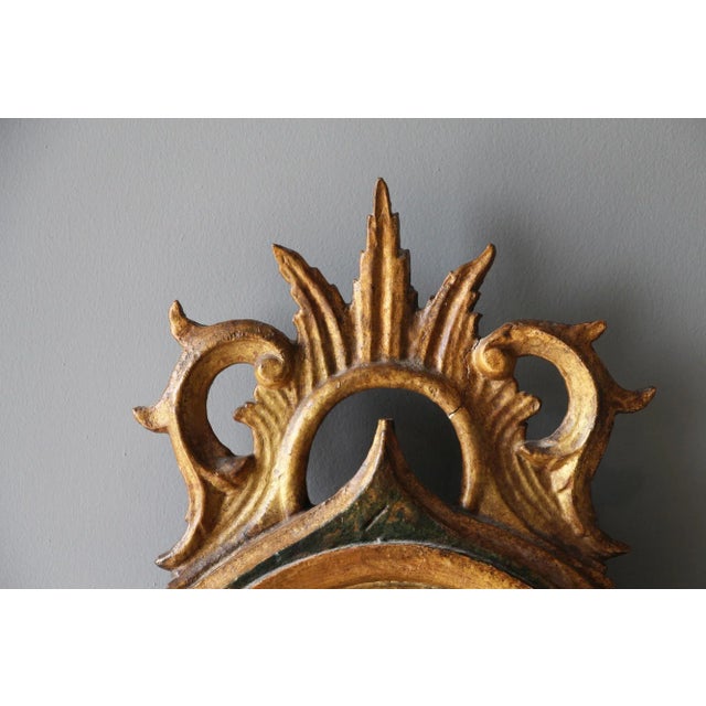 Origin: Portugal. Material: Polychrome Wood. Circa: 18th Century. Item Condition: Some flaws and cracks along the...