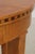 Hickory White Round Maple Neoclassical End Table For Sale - Image 10 of 12
