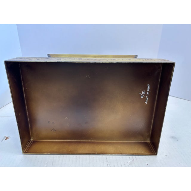 1960s Classical Italian Tole Planter / Cache Pot For Sale - Image 12 of 13