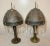 Antique Ornate Patinated Bonze Austrian Reticulated Electric Table Lamps - a Pair For Sale - Image 16 of 18