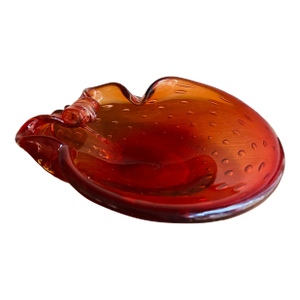 Murano Glass Ashtray Trinket Bowl