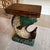 Green Vintage Hand Carved Painted Wooden Koi Fish Side Table/Pedestal. For Sale - Image 8 of 12
