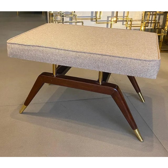 Wood Set of Window Benches or Settees in the style of Gio Ponti, 1990s For Sale - Image 7 of 12