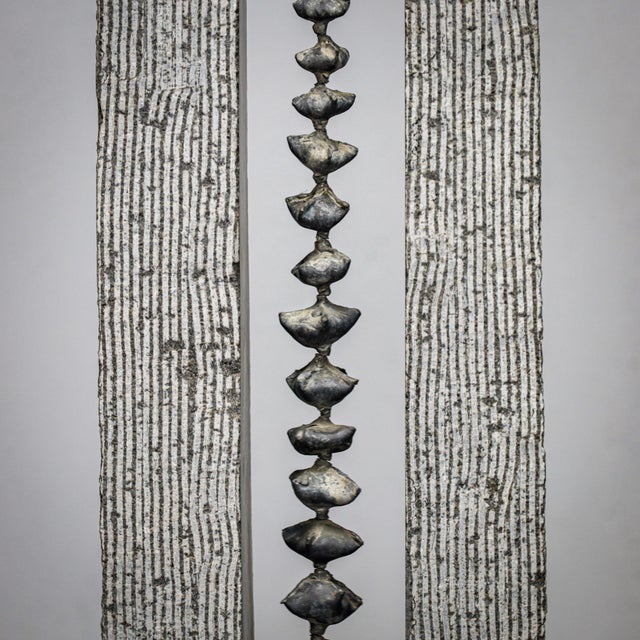 Metal Lode Tibos, Abstract Sculpture, 1990s, Stone For Sale - Image 7 of 9