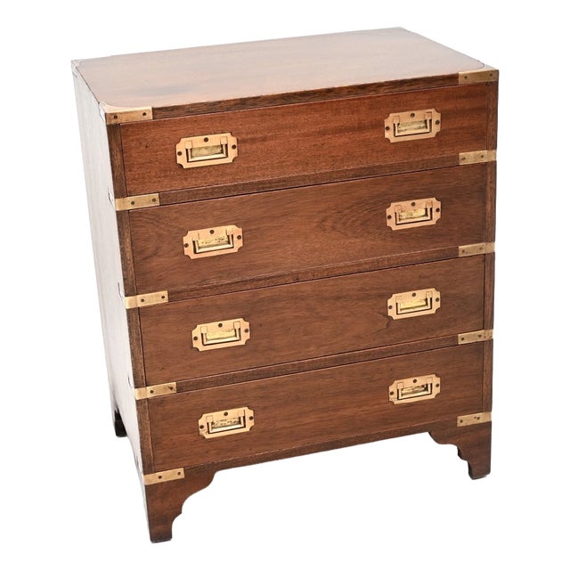 Vintage Military Campaign Style Chest of Drawers, 1930 For Sale