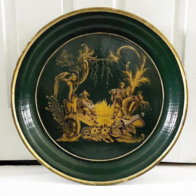 Antique Papier-Mâché Tray For Sale - Image 12 of 12