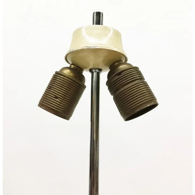 1950s Chrome and Crystal Floor Lamp, 1950s For Sale - Image 5 of 8