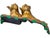 Mid 20th Century Handmade Americana Brass Terriers-on-Display Figurine Accent For Sale In New York - Image 6 of 7