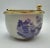 Metal Vintage Chinoiserie Porcelain & Brass Covered Sugar Bowl For Sale - Image 7 of 11