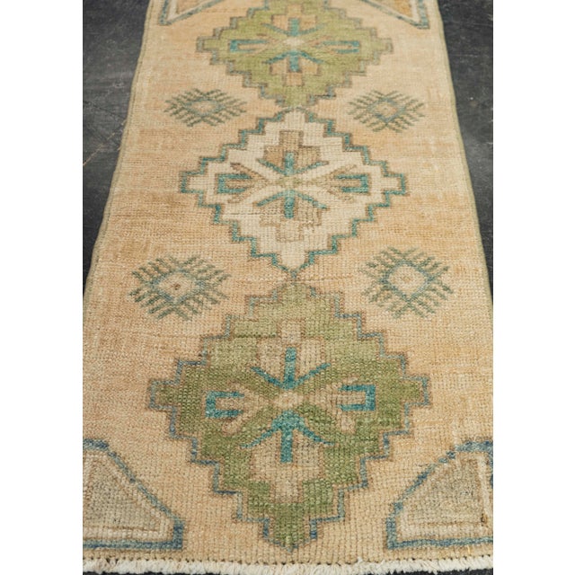 Turkish Mini Rug Oriental Hand Knotted Vintage Rug 1'5" x 2'9" #21096 Explore a curated collection of hallway runners,...