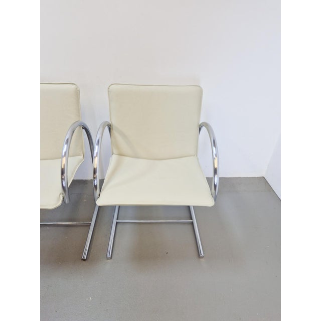 Postmodern Leather Cirkel Chairs by Karel Boonzaaijer & Pierre Mazairac for Metaform, 1980s, Set of 4 For Sale - Image 6 of 17
