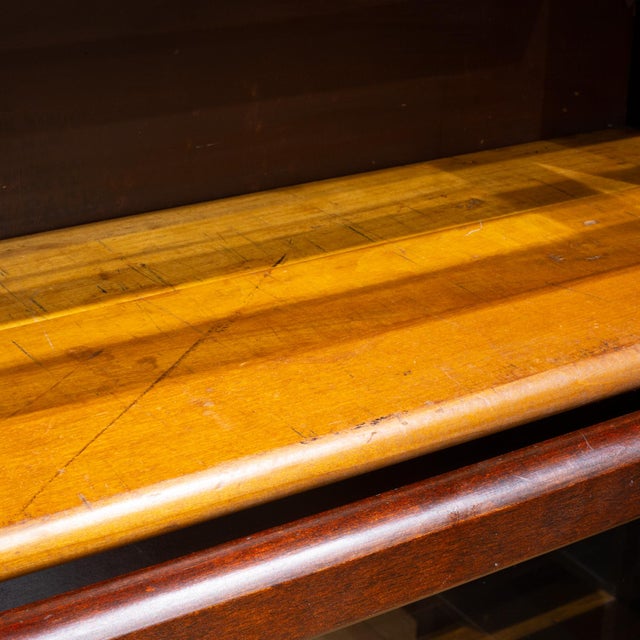 Auburn Late 19th C. Gunn Furniture Co. Mahogany Lawyer's Bookcase c.1899 For Sale - Image 8 of 13