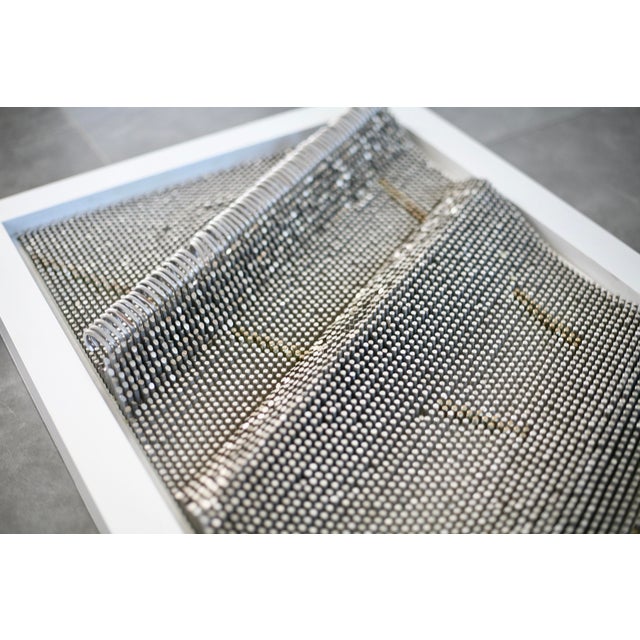 Sculpture, 1980s, Steel Rods with Aluminum Support For Sale - Image 9 of 18