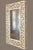 White Neiman Marcus Vintage Capiz Shell Fretwork Wall Mirror For Sale - Image 8 of 13