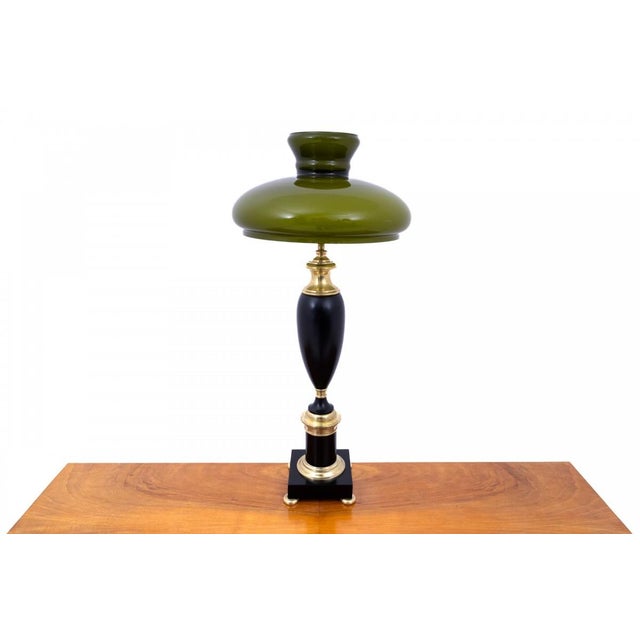 20th-Century Art Deco Table Lamp, Poland, 1950s For Sale - Image 6 of 7