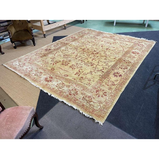 Middle Eastern Handmade Wool Rug For Sale - Image 13 of 14
