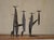 1960s Vintage Sculptural Brutalist Candleholders, 1960, Set of 2 For Sale - Image 5 of 11