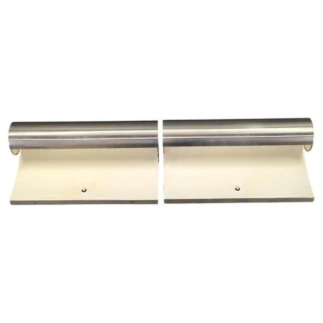 Bauhaus Nickel Wall Lights, Czechoslovakia, 1930s, Set of 2 For Sale - Image 16 of 16