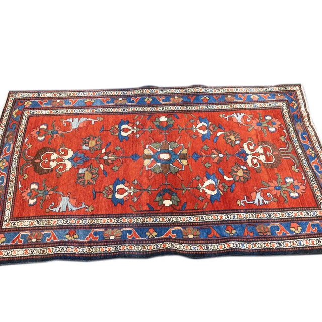 Antique Persian Farahan Rug 3'6'' x 5' For Sale - Image 4 of 12