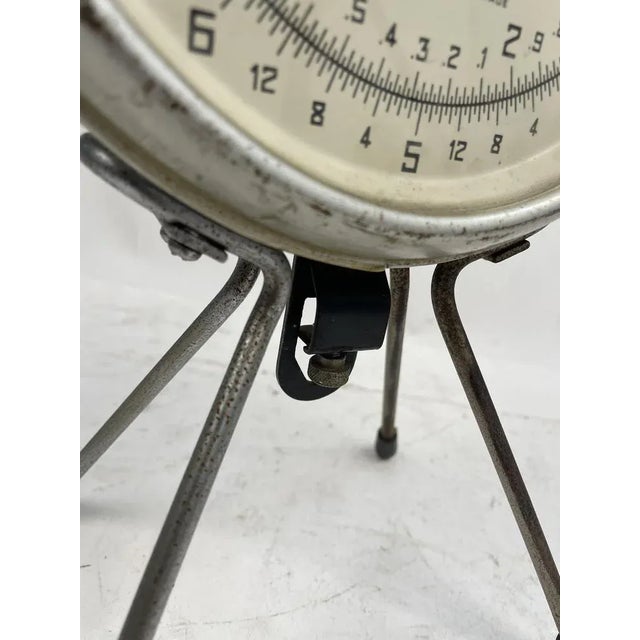 Silver American Chatillon Scale, 1940s For Sale - Image 8 of 10