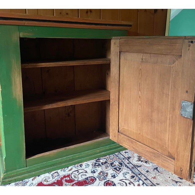 Rustic European Antique Eastern European Hand Painted Cabinet For Sale - Image 3 of 4