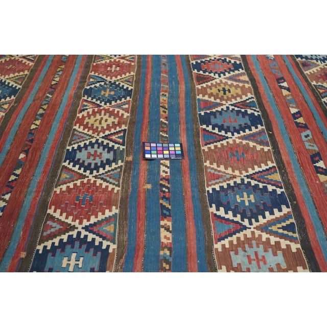 Antique Kilim Rug 5'9'' x 10'5'' For Sale - Image 12 of 12