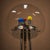 Vintage Italian Space Age Floor Lamp in Chrome and Glass, 1970s For Sale - Image 10 of 17