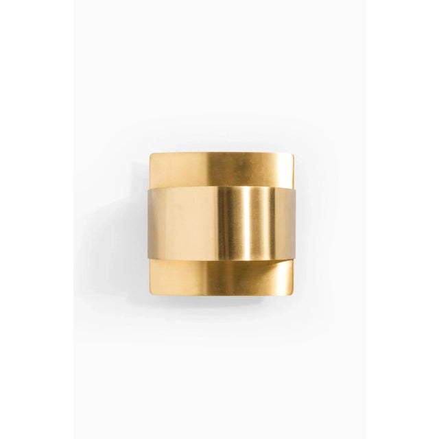 Golden Wall Lamp by Peter Celsing for Fagerhults Belysning AB, 1960s For Sale - Image 9 of 9