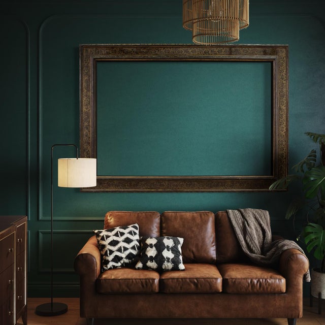 20th Century Lacquered and Gilded Tuscan Frame, 1930s For Sale - Image 14 of 16