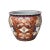 Oriental Vintage Porcelain Red Copper Color Phoenix Graphic Pot Planter For Sale - Image 4 of 12