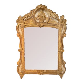 Antique Louis XVI French Mirror With Original Mercury Glass For Sale