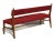 Mid-Century Modern Italian Wooden Bench, 1950s For Sale - Image 3 of 8