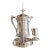 Rare Monumental Victorian c.b. Barker Quadruple Plate Water Set With Original Stand & Matching Goblet For Sale