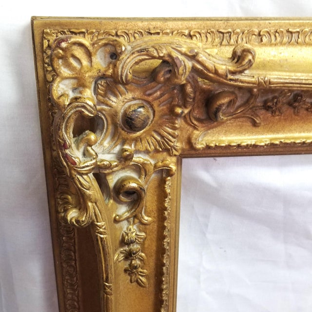 1960s Large Ornate Gold Frame Chairish
