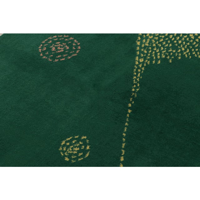 1960s Rug & Kilim’s Aubusson Style Rug in Beige With Floral Patterns For Sale In New York - Image 6 of 7