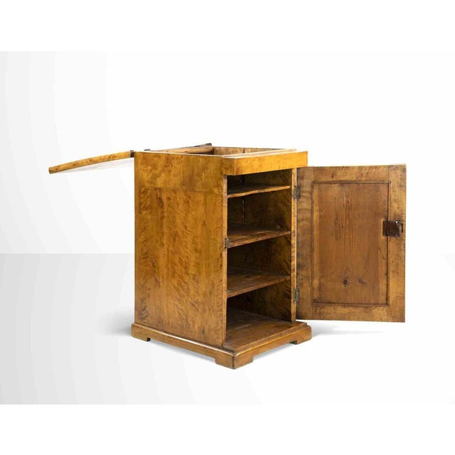 Traditional French Empire Style Walnut Night Tables, Late 19th Century, Set of 2 For Sale - Image 3 of 9