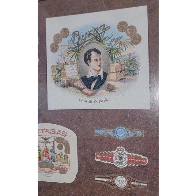 Early 20thc Cuban Tobacco Cloths/Labels Memorabilia For Sale - Image 10 of 11