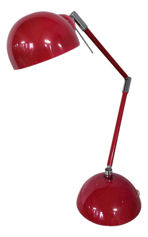 Mid-Century Modern Red Desk Lamp