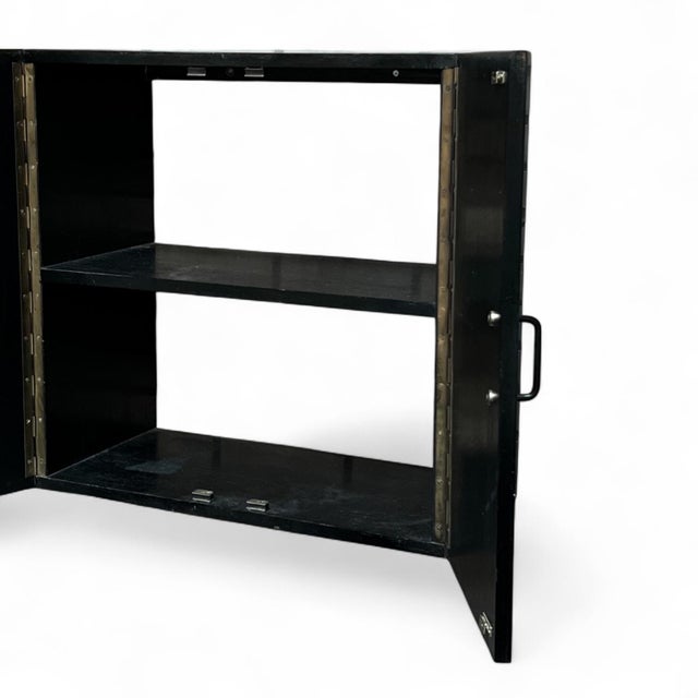 Black Vintage Black Cabinets by Wim Den Boon, 1950s, Set of 2 For Sale - Image 8 of 14