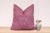 Textile Mauve Handmade Pillow Cover For Sale - Image 7 of 7