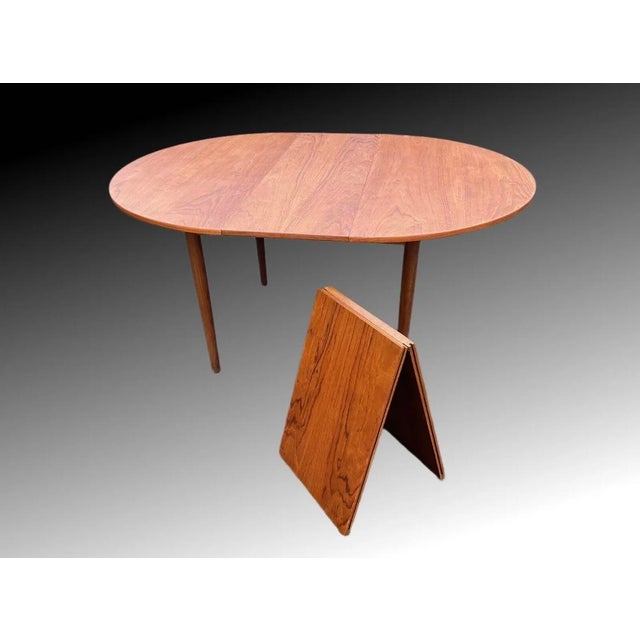 Danish Extendable Dining Table by W. J. Clausen for Brande Mobelfabrik For Sale - Image 9 of 18