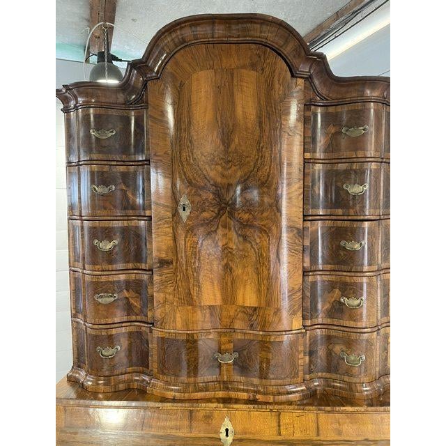 Double Curved Barok Tabernakel Secretaire, German, 1750 For Sale - Image 15 of 18
