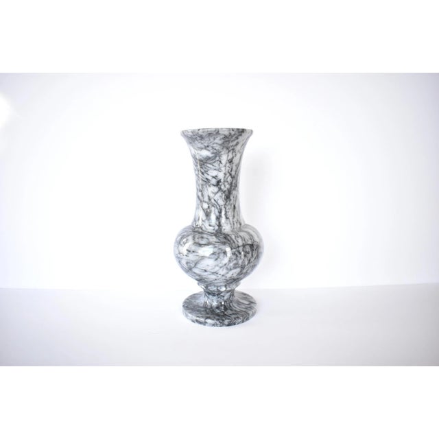 Collection of 3 Vintage Grey Marble Vases For Sale In San Francisco - Image 6 of 11