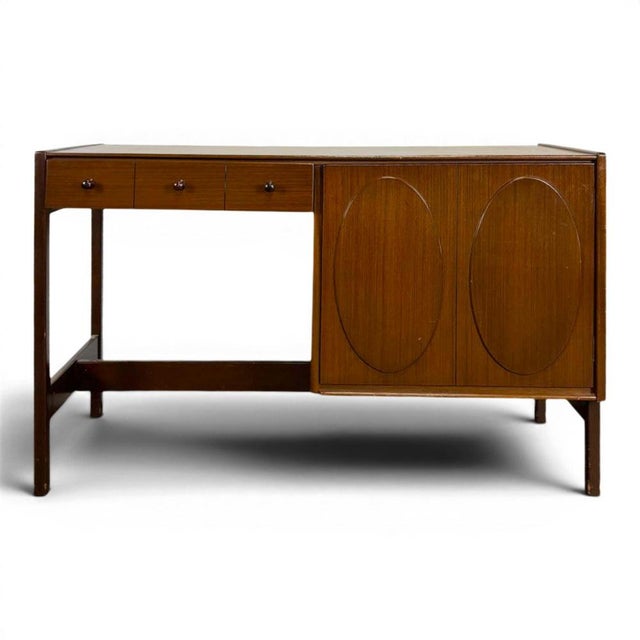 Mahogany Desk by Jacques Auville For Sale - Image 5 of 5