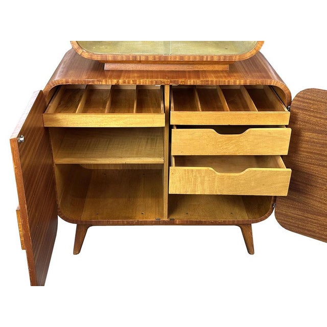 1940s Vintage Display Case by Jindrich Halabala for Up Zavody, 1946 For Sale - Image 5 of 17