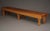 Wood Long Oak Slatted Bench, 1960s For Sale - Image 7 of 9