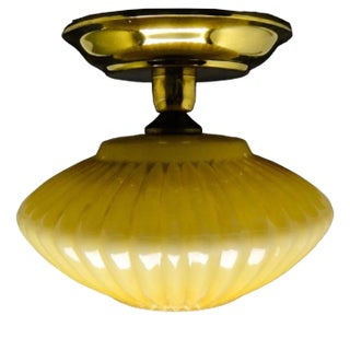 Art Deco Pendant Lamp, Poland, 1950s For Sale