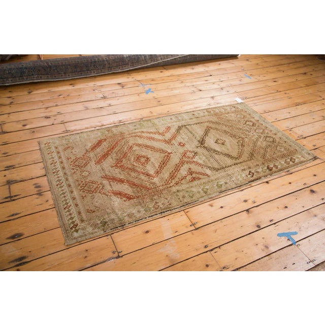 Shabby Chic Distressed Vintage Afghani Rug Runner - 2'11" X 5'11" For Sale - Image 3 of 8
