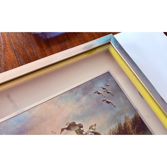 Vintage David A. Maass Wilderness Wings Wildlife Foil-Etch Prints, Framed Set of 4 For Sale - Image 10 of 14