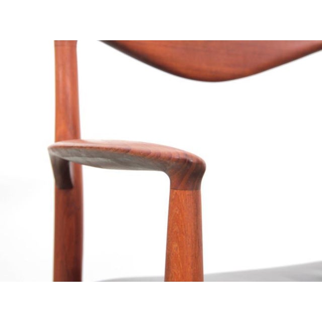 Mid-Century Modern Scandinavian Armchair in Teak attributed to Kai Lyngfeldt-Larsen, 1960s For Sale - Image 11 of 15